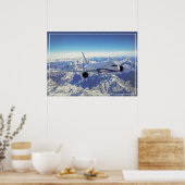 Poster Vliegtuig (Keuken)
