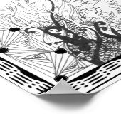 Poster "vlinderkussen van mevrouw Dee" kleuren (Hoek)