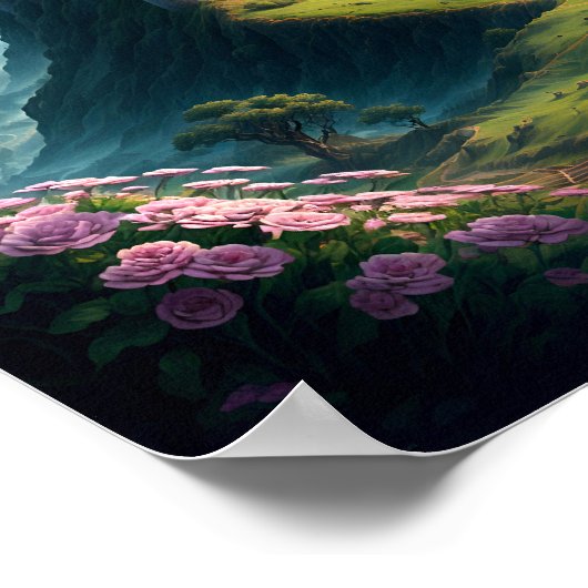 Poster Vloeiend beestje (Hoek)