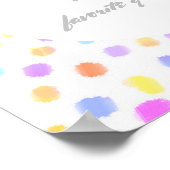 poster voeg je quote toe aquarel vierkant (Hoek)