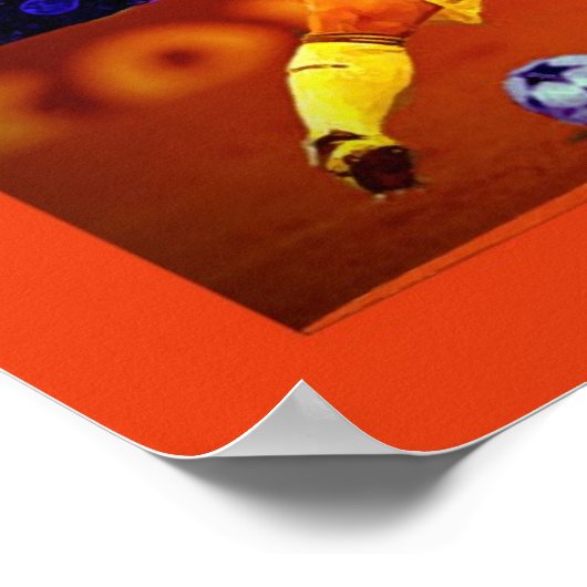 Poster Voetbal (Hoek)