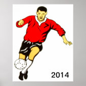 Poster Voetbal (Voorkant)