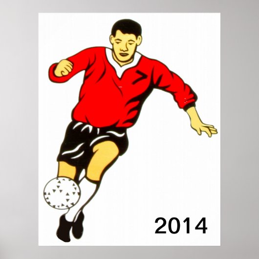 Poster Voetbal (Voorkant)