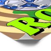 Poster Voetbal (Hoek)