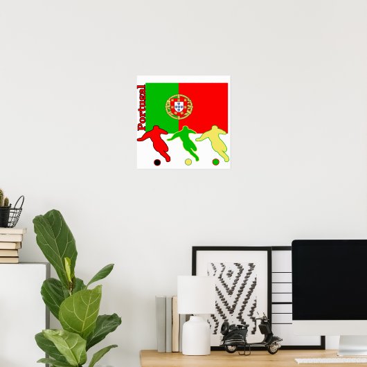 Poster Voetbal (Thuiskantoor)