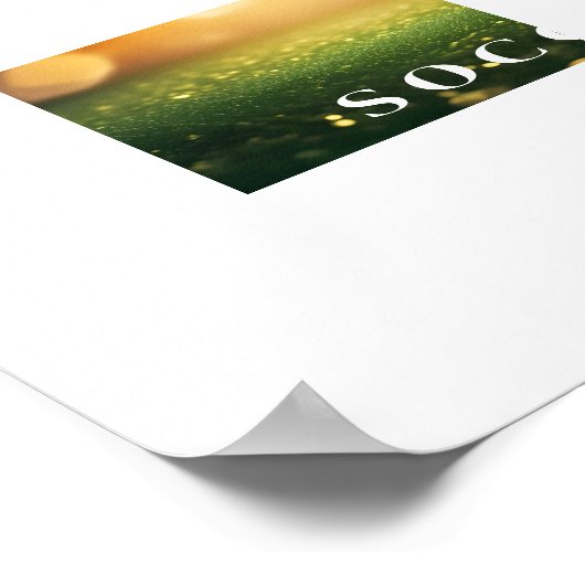 Poster Voetbal (Hoek)