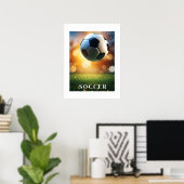 Poster Voetbal (Thuiskantoor)