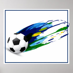 Poster-Voetbal 24 x 20 inch Poster