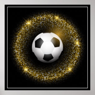 Poster-Voetbal 24 x 24 inch Poster