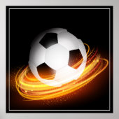 Poster-Voetbal 24 x 24 inch Poster (Voorkant)