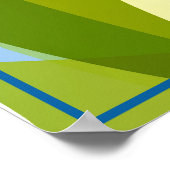 Poster-Voetbal 24 x 24 inch Poster (Hoek)