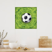 Poster-Voetbal 24 x 24 inch Poster (Keuken)