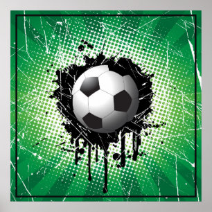 Poster-Voetbal 24 x 24 inch Poster
