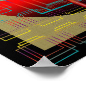 Poster | Vogelvogel van de Paradise zonnevlakte (Hoek)