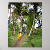 Poster vol (18 x 24 inch) kinderen Ubud Bali (Voorkant)