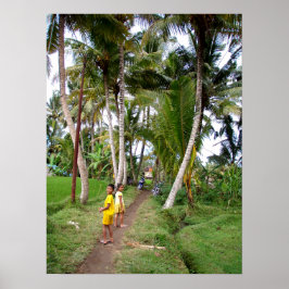 Poster vol (18 x 24 inch) kinderen Ubud Bali