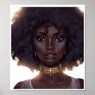 Poster - volledig Afbeelding - nacht uit