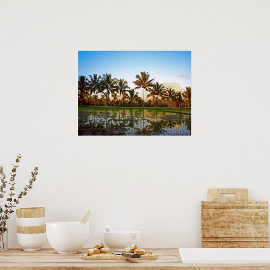 Poster volledig formaat (24 x 18 inch) Palm Trees (Keuken)