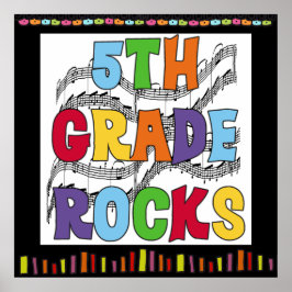 poster voor 5e grade Rocks Classroom