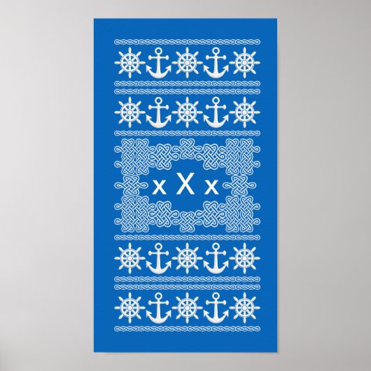 Poster voor aangepast kantoormonogram (Voorkant)