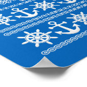 Poster voor aangepast kantoormonogram (Hoek)