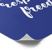 Poster voor aangepaste kleuren voor de vrije prijs (Hoek)