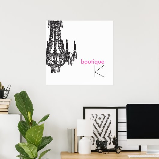 Poster voor aangepaste luchters (Thuiskantoor)