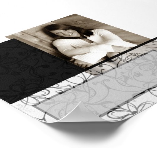 Poster voor aanpasbare handmatige  voor zwarte en  (Hoek)