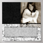 Poster voor aanpasbare handmatige  voor zwarte en  (Voorkant)