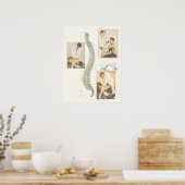 Poster voor aanpassing van de wervelkolom (Keuken)