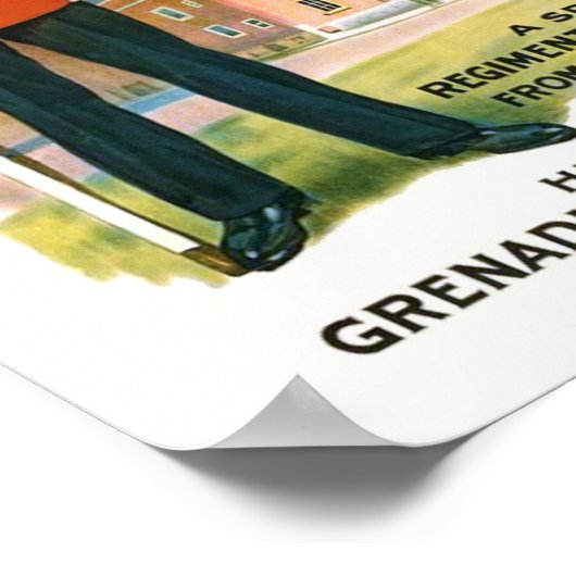 Poster voor aanwerving van Canadese Grenadier Guar (Hoek)