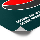 Poster voor abstracte kunsttentoonstelling #1 (Hoek)