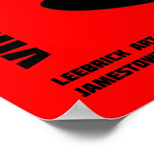 Poster voor abstracte kunsttentoonstelling #3 (Hoek)