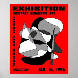 Poster voor abstracte kunsttentoonstelling #3