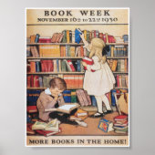 Poster voor advertenties in boekweken (Voorkant)