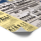 Poster voor  advertenties of voor ontkoppeling (Hoek)