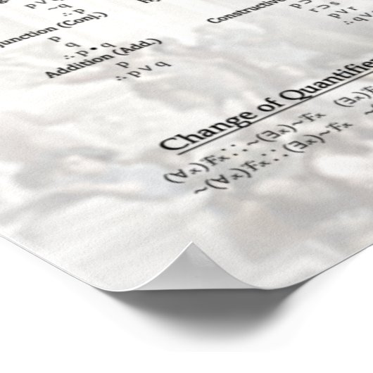 Poster voor aftrek (Hoek)