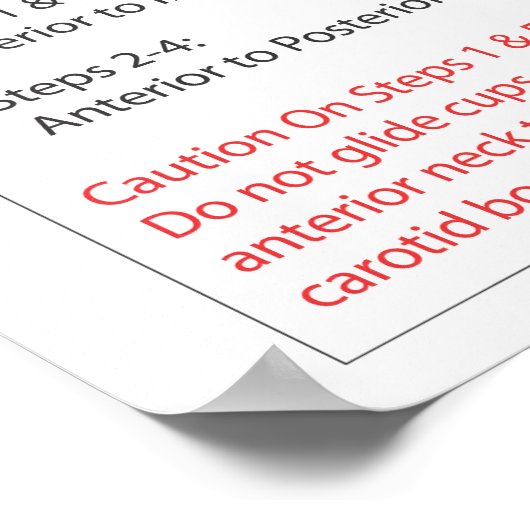 Poster voor afvallen van het gezicht (Hoek)