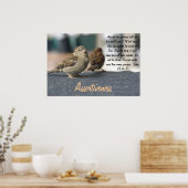 Poster voor alertheid - reserverekening (Keuken)