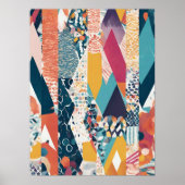 Poster voor all-over kleurenstrips (Voorkant)