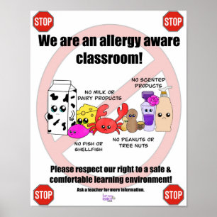 Poster voor allergie-Aware Classroom
