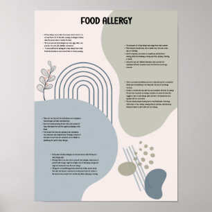 Poster voor allergie in ziekenhuizen