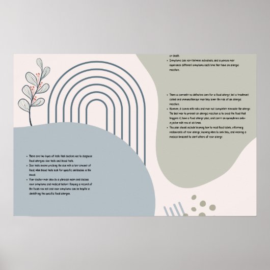 Poster voor allergie in ziekenhuizen (Voorkant)