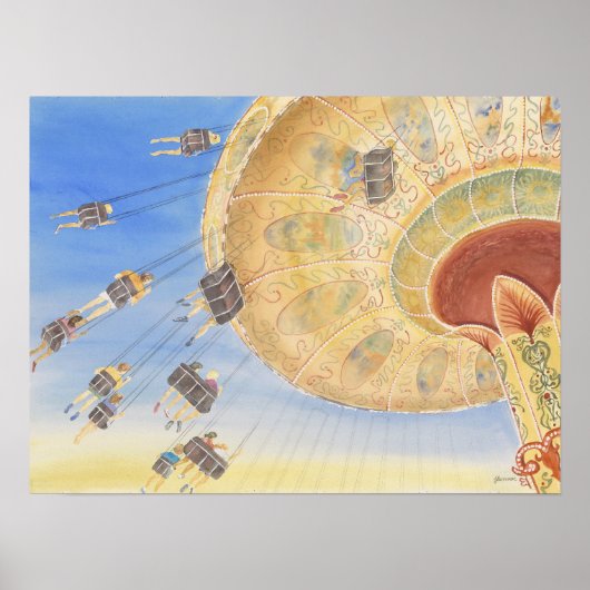 poster voor amusementritten (Voorkant)