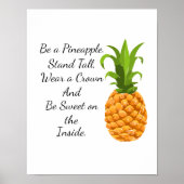 Poster voor ananas (Voorkant)