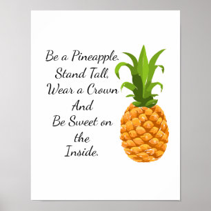 Poster voor ananas