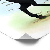 Poster voor anatomie met een zwarte schoonheid (St (Hoek)