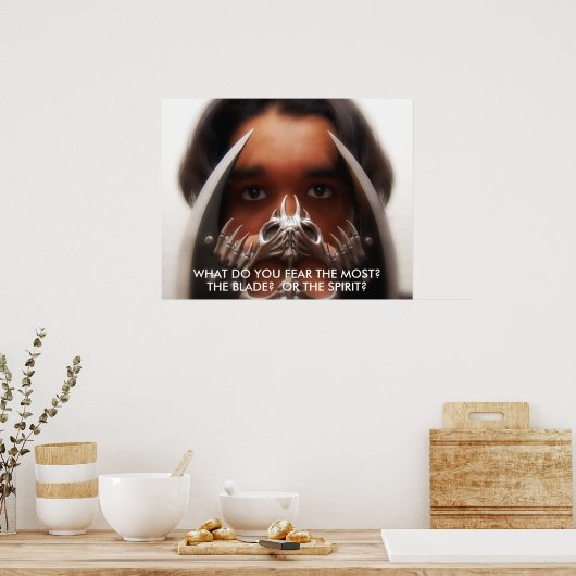 Poster voor angst (Keuken)