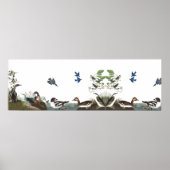 Poster voor audubon collage vogels in het wild lev (Voorkant)