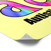 Poster voor autistische activist (kleur) (Hoek)